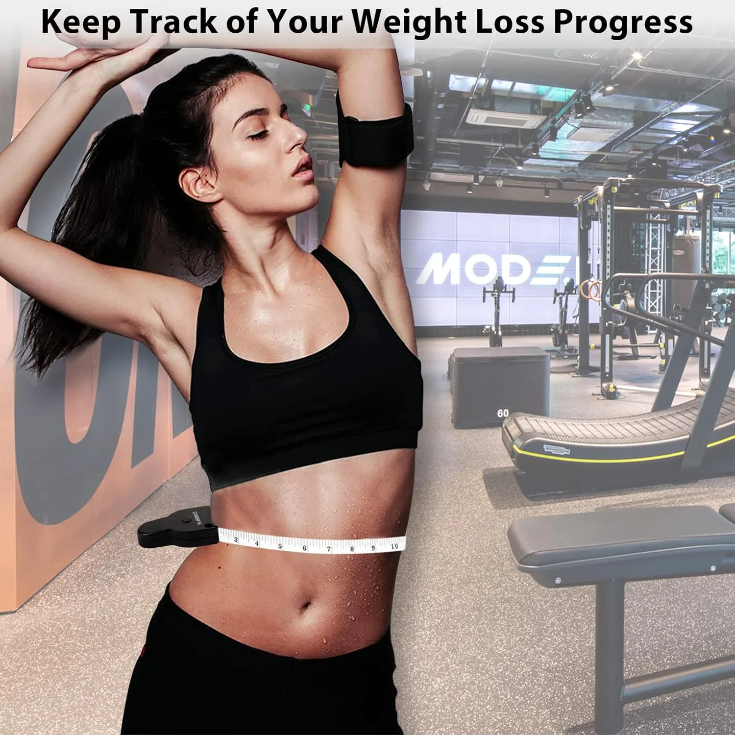 متر نواری بدن 5 عددی برای اندازه گیری وزن، دکمه فشاری جمع شونده و مقیاس دوگانه، متر نواری برای اندازه گیری سایز بدن، پارچه نرم کوچک خیاطی، 150 سانتی متر / 60 اینچ