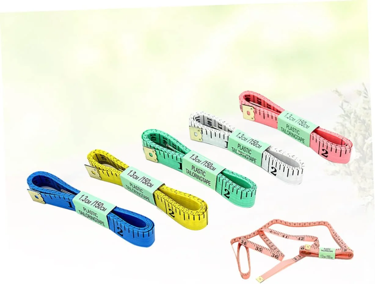 48 عدد پلاستیک گیج اندازه گیری رول خط کش خیاطی خط کش نوار اندازه گیری هدیه کوچک خط کش نرم ابزار اندازه گیری