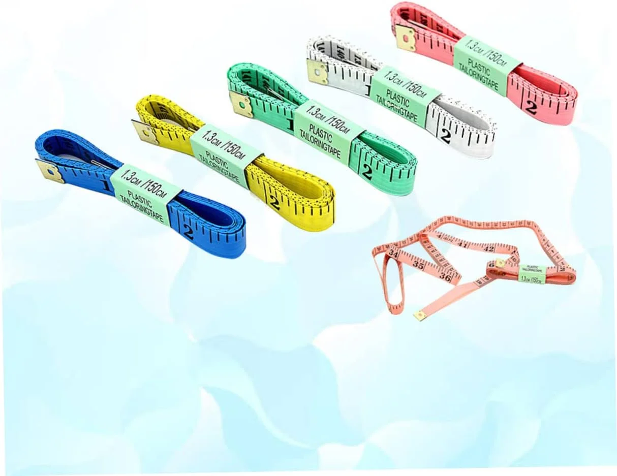 48 عدد پلاستیک گیج اندازه گیری رول خط کش خیاطی خط کش نوار اندازه گیری هدیه کوچک خط کش نرم ابزار اندازه گیری