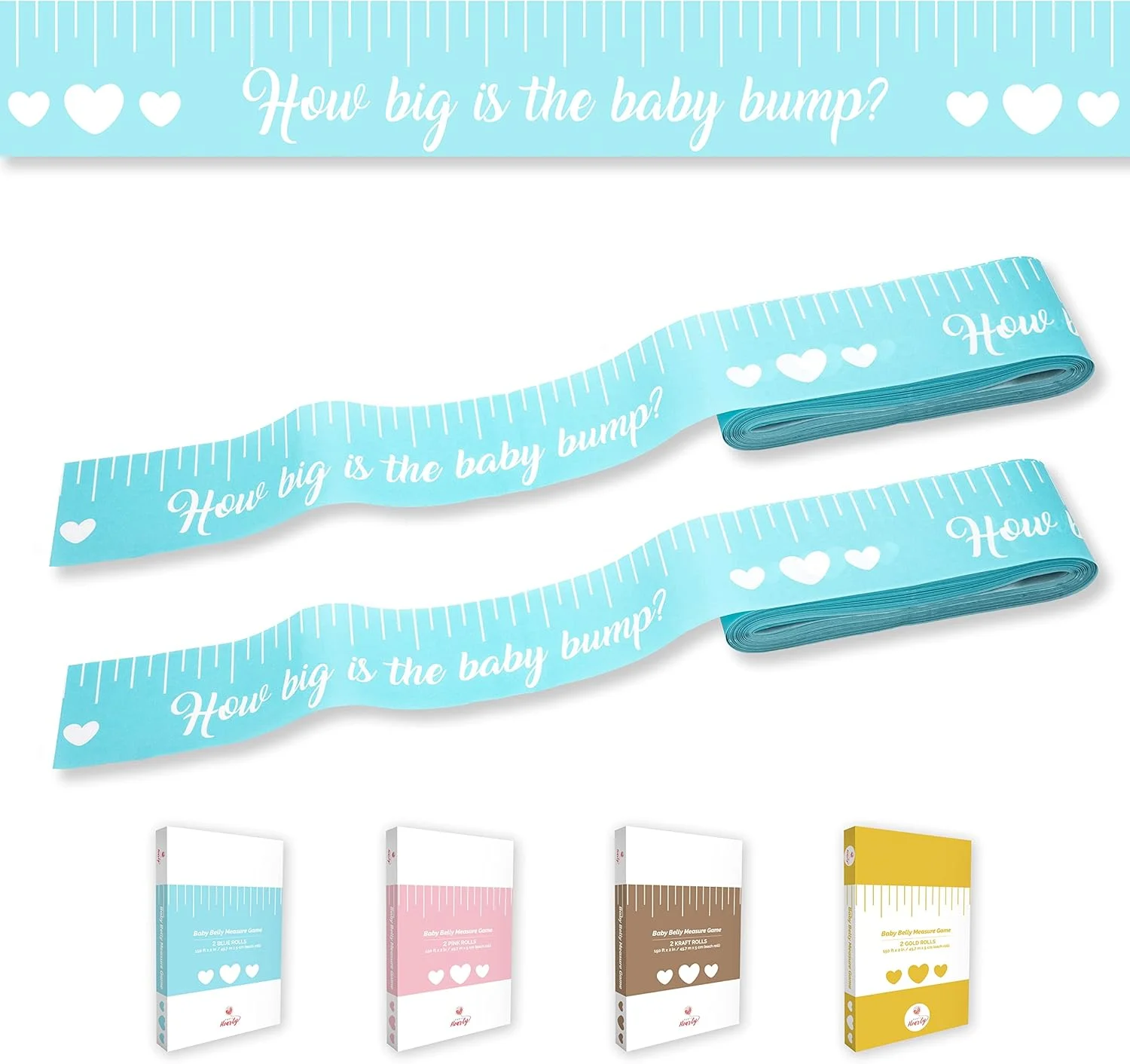 بازی های جشن نوزاد پسر Party Hearty، 2 رول نوار اندازه گیری شکم 2 اینچ در 150 فوت، نوار اندازه گیری آبی، سرگرم کننده و آسان برای بازی، لوازم و هدایای مهمانی بازی های جشن نوزاد پسر Party Hearty، 2 رول نوار اندازه گیری شکم 2 اینچ در 150 فوت، نوار اندازه گیری آبی، سرگرم کننده و آسان برای بازی، لوازم و هدایای مهمانی