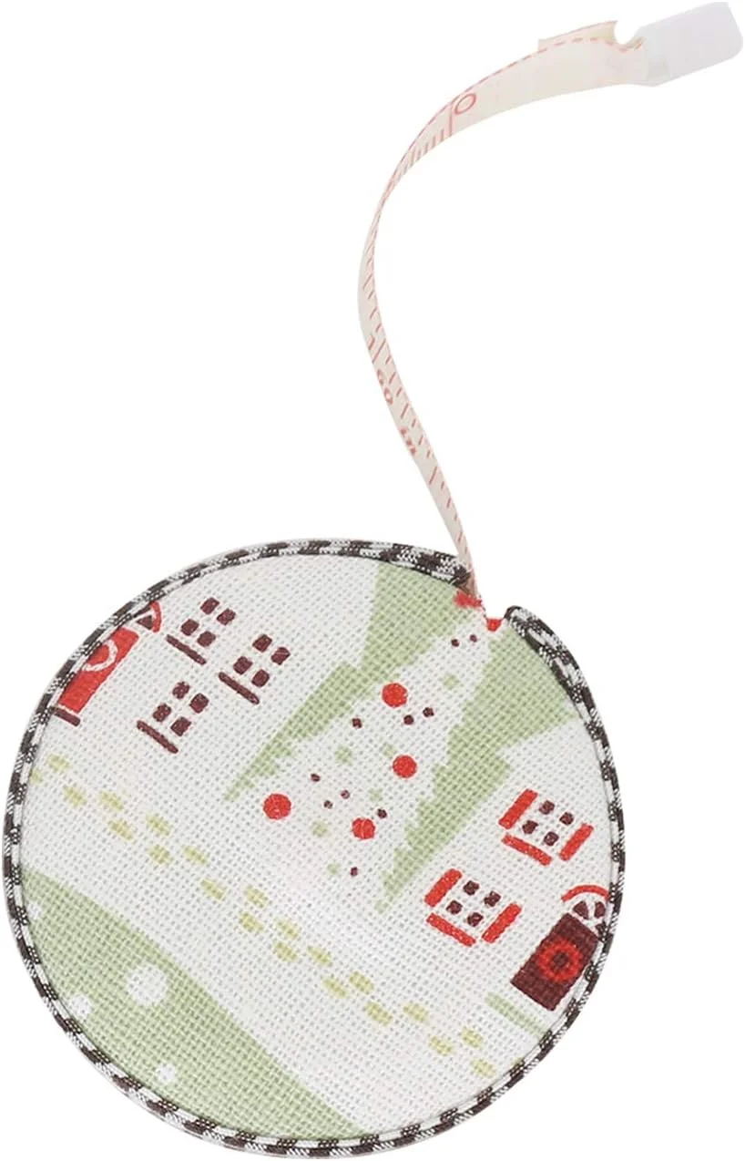 متر خیاطی OLIREXD برای بدن، متر نواری نرم روکش دار پارچه ای برای خیاطی پارچه ای، نوار اندازه گیری صنایع دستی (سبز)