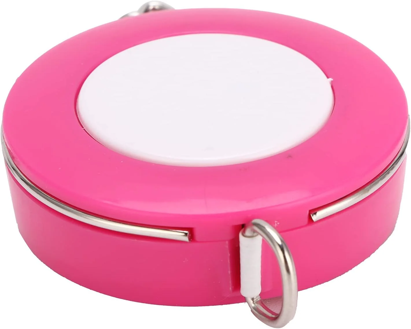 متر خیاطی سوزنی، متر اندازه گیری بدن، متر نواری جمع شونده سبک وزن برای اندازه گیری بدن برای خیاطی پارچه (رز قرمز)