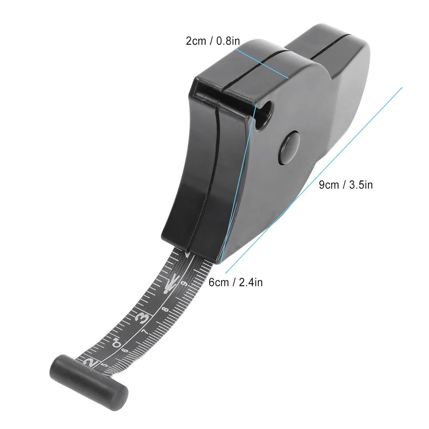 نوار اندازه گیری بدن NDNCZDHC، 3 عدد، نوار اندازه گیری جمع شونده با مقیاس دوگانه، نوار اندازه گیری خیاطی نرم، نوار اندازه گیری دور کمر