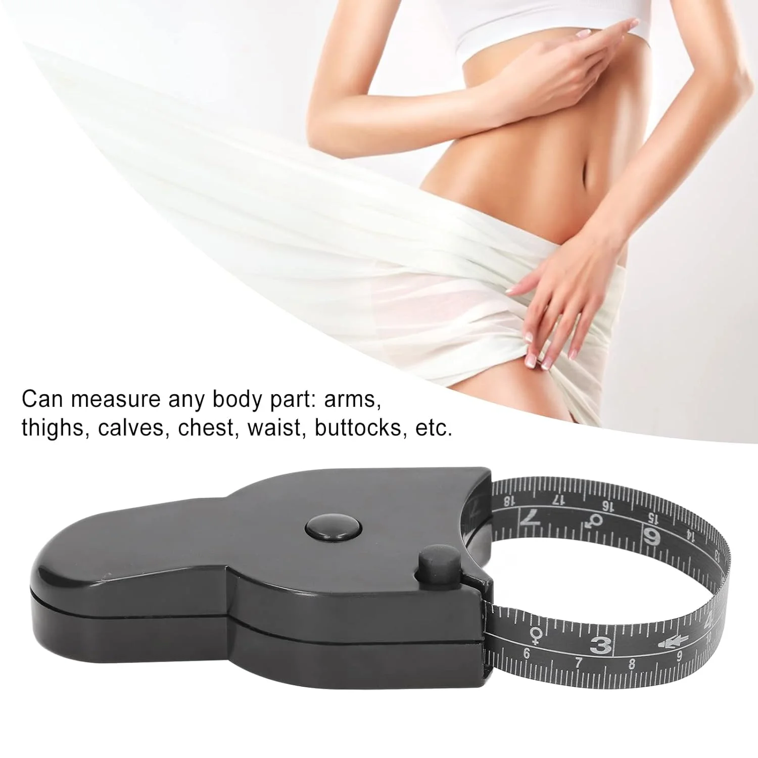 نوار اندازه گیری بدن NDNCZDHC، 3 عدد، نوار اندازه گیری جمع شونده با مقیاس دوگانه، نوار اندازه گیری خیاطی نرم، نوار اندازه گیری دور کمر