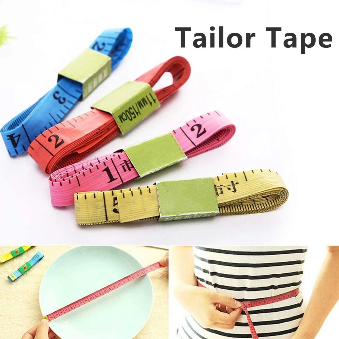 متر خیاطی بدن، متر نواری خیاطی، متر اندازه گیری نرم 1.5 متری