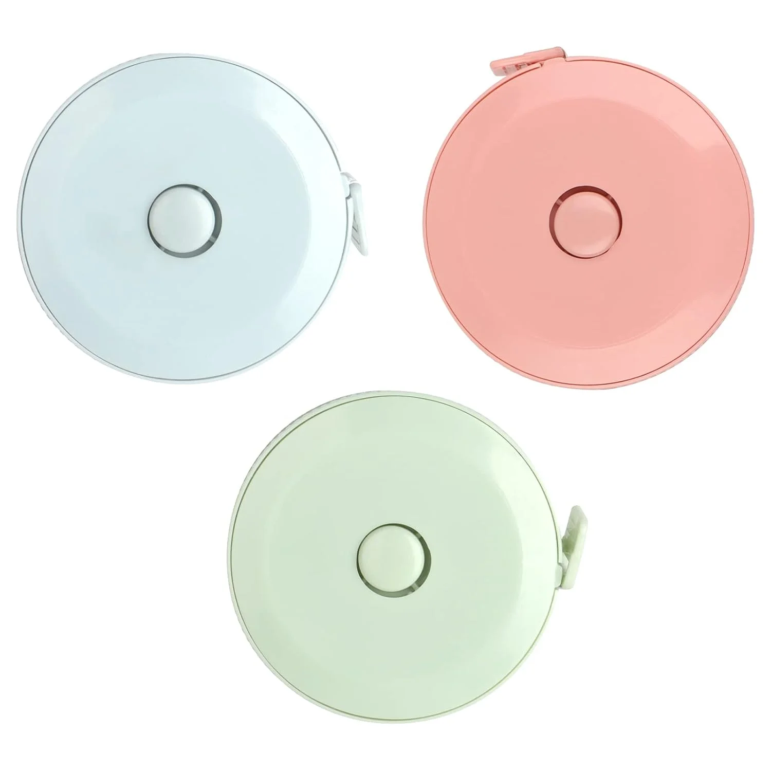 متر خیاطی 3 عددی جمع شونده برای اندازه گیری بدن، متر خیاطی برای اندازه گیری طول، سینه، کمر و غیره، برای اندازه گیری بدن برای خیاطی، دوخت و پارچه