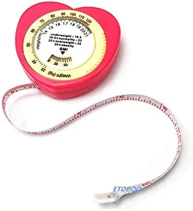 1 عدد متر نواری خیاطی 1.5 متری برای اندازه گیری بدن، ابزار اندازه گیری سانتی متر، متر، نوار اندازه گیری نرم و صاف 6JC83