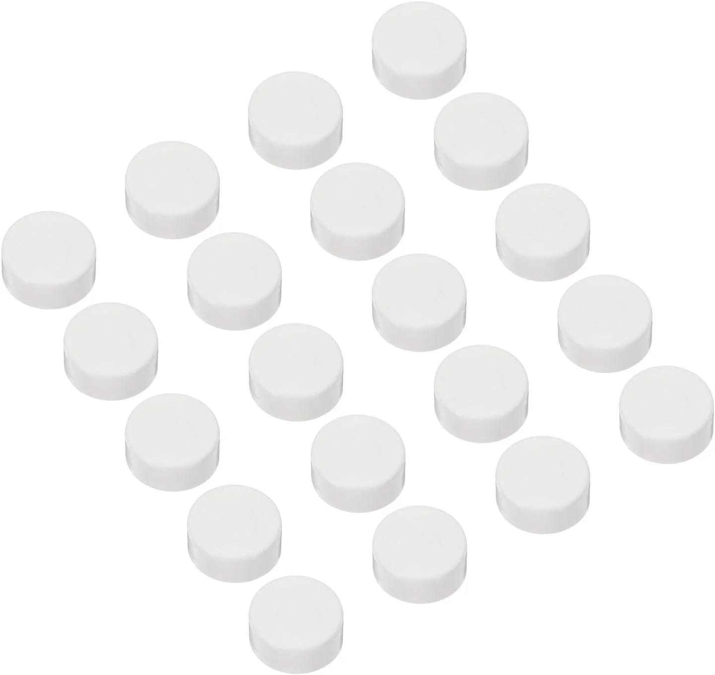 دریچه انتهایی لوله PVC سورسیینگ مپ، درپوش داخلی لوله PVC 20 میلی‌متری، دوشاخه گرد برای شیلنگ، لوله برق، بسته 60 عددی