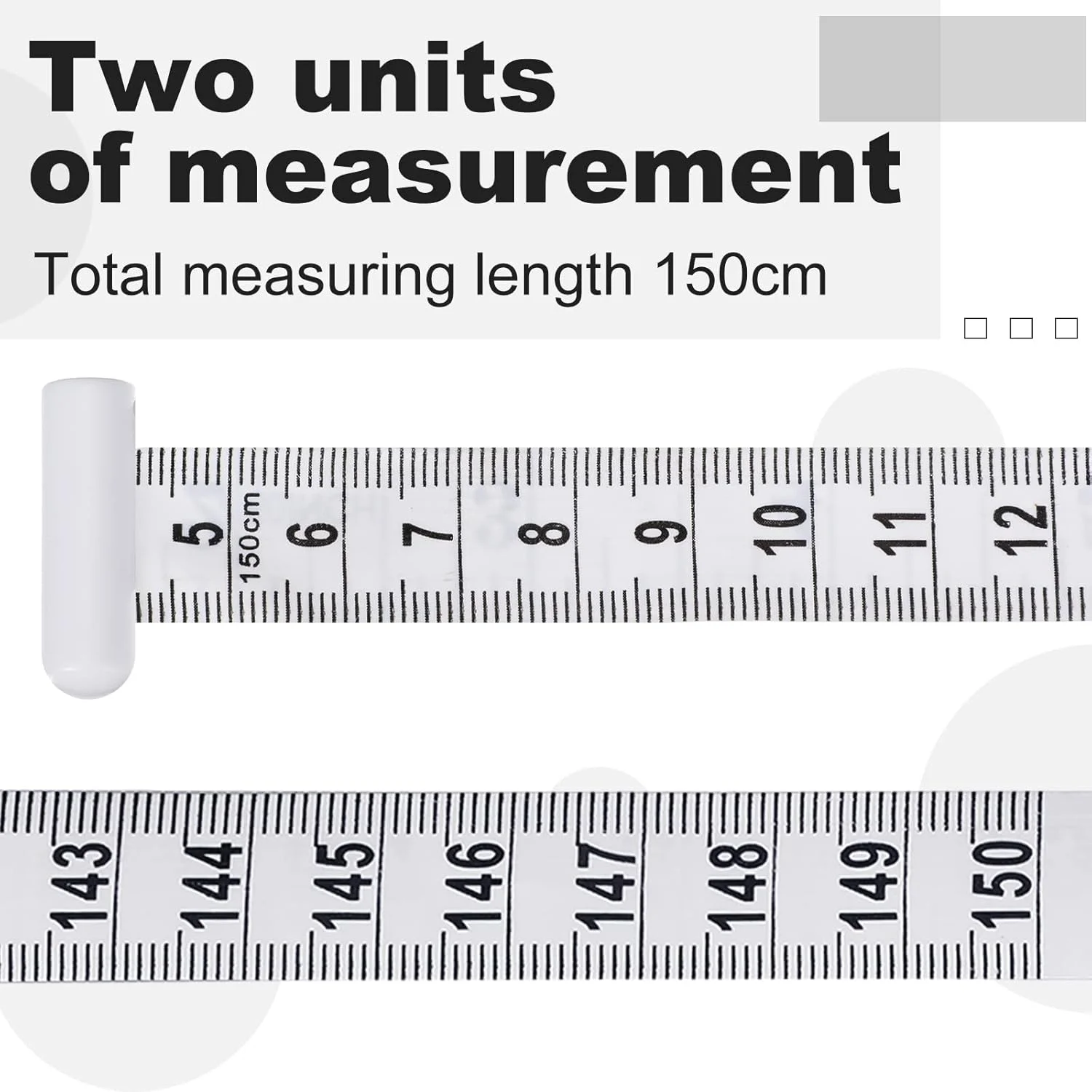 متر نواری اندازه گیری بدن 150 سانتی متری، دارای قفل پین و دکمه فشاری جمع شونده، متر اندازه گیری دور کمر تلسکوپی اتوماتیک، متر خیاطی جمع شونده برای ابزار خط کش وزن خیاطی، سیاه و سفید، 4 عدد متر نواری اندازه گیری بدن 150 سانتی متری، دارای قفل پین و دکمه فشاری جمع شونده، متر اندازه گیری دور کمر تلسکوپی اتوماتیک، متر خیاطی جمع شونده برای ابزار خط کش وزن خیاطی، سیاه و سفید، 4 عدد
