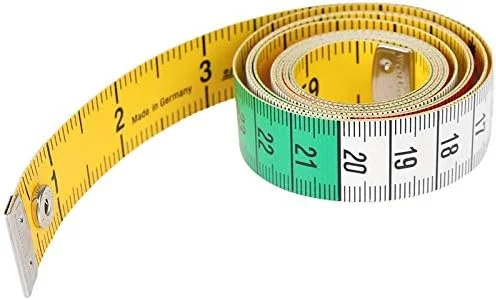 متر خیاطی دکمه ای 150 سانتی متری برای اندازه گیری بدن، ابزار خیاطی، نوار اندازه گیری تخت 6JC83 (رنگ: تصادفی 1.5 متری) متر خیاطی دکمه ای 150 سانتی متری برای اندازه گیری بدن، ابزار خیاطی، نوار اندازه گیری تخت 6JC83 (رنگ: تصادفی 1.5 متری)