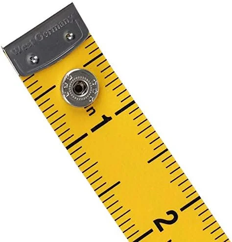 متر خیاطی دکمه ای 150 سانتی متری برای اندازه گیری بدن، ابزار خیاطی، نوار اندازه گیری تخت 6JC83 (رنگ: تصادفی 1.5 متری) متر خیاطی دکمه ای 150 سانتی متری برای اندازه گیری بدن، ابزار خیاطی، نوار اندازه گیری تخت 6JC83 (رنگ: تصادفی 1.5 متری)