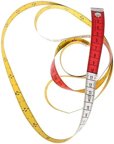 متر خیاطی دکمه ای 150 سانتی متری برای اندازه گیری بدن، ابزار خیاطی، نوار اندازه گیری تخت 6JC83 (رنگ: تصادفی 1.5 متری) متر خیاطی دکمه ای 150 سانتی متری برای اندازه گیری بدن، ابزار خیاطی، نوار اندازه گیری تخت 6JC83 (رنگ: تصادفی 1.5 متری)