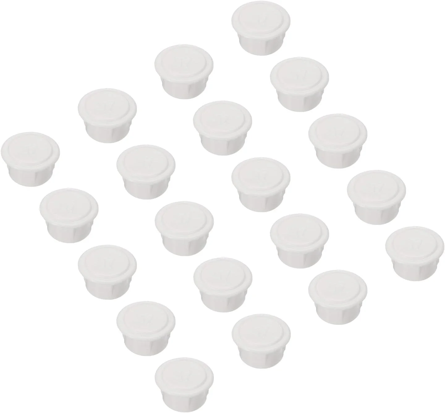 دریچه داخلی لوله PVC سورسیینگ مپ، درپوش داخلی لوله 20 میلی متری، درپوش های گرد برای شیلنگ، لوله برق، بسته 60 عددی دریچه داخلی لوله PVC سورسیینگ مپ، درپوش داخلی لوله 20 میلی متری، درپوش های گرد برای شیلنگ، لوله برق، بسته 60 عددی