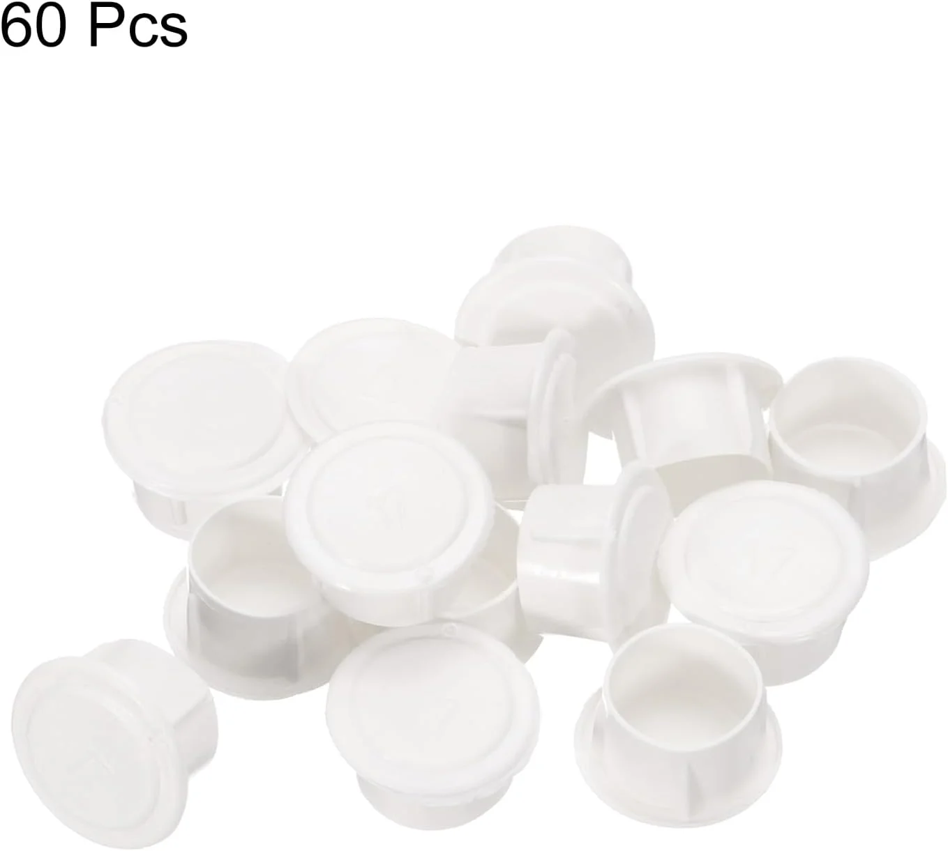 دریچه داخلی لوله PVC سورسیینگ مپ، درپوش داخلی لوله 20 میلی متری، درپوش های گرد برای شیلنگ، لوله برق، بسته 60 عددی دریچه داخلی لوله PVC سورسیینگ مپ، درپوش داخلی لوله 20 میلی متری، درپوش های گرد برای شیلنگ، لوله برق، بسته 60 عددی