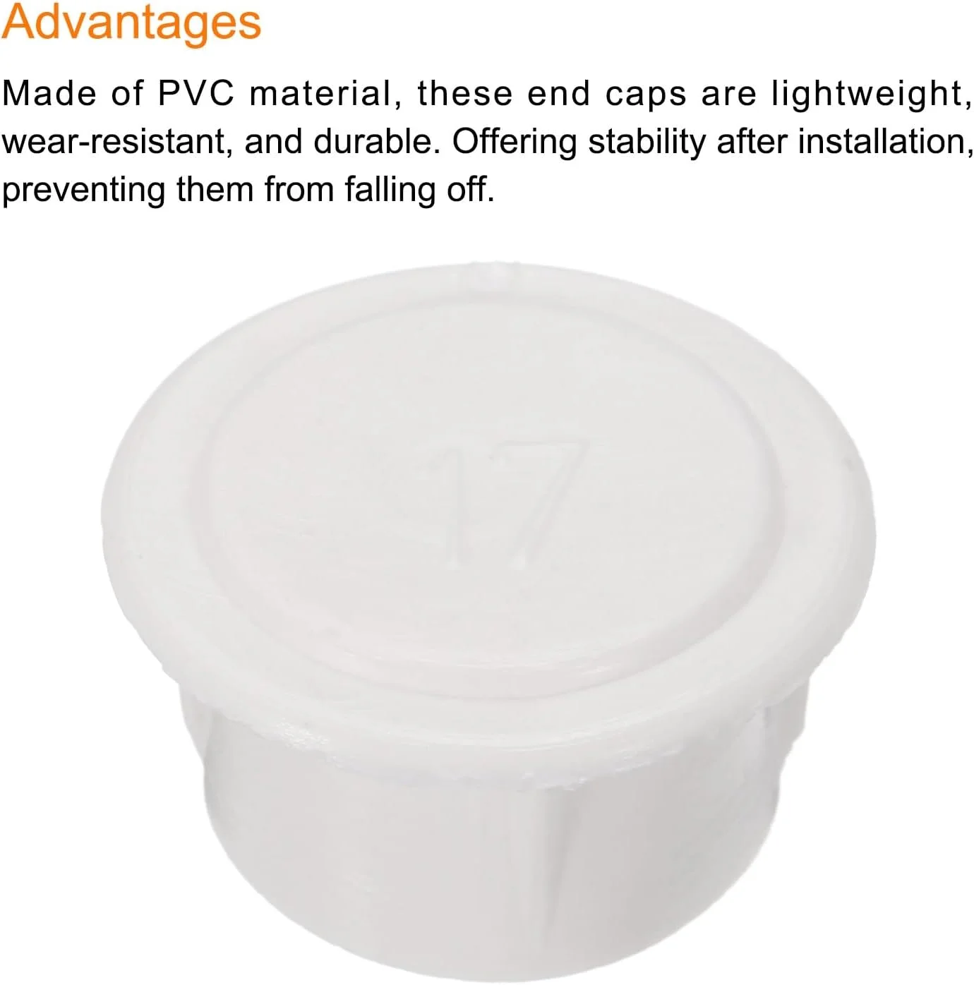 دریچه داخلی لوله PVC سورسیینگ مپ، درپوش داخلی لوله 20 میلی متری، درپوش های گرد برای شیلنگ، لوله برق، بسته 60 عددی دریچه داخلی لوله PVC سورسیینگ مپ، درپوش داخلی لوله 20 میلی متری، درپوش های گرد برای شیلنگ، لوله برق، بسته 60 عددی