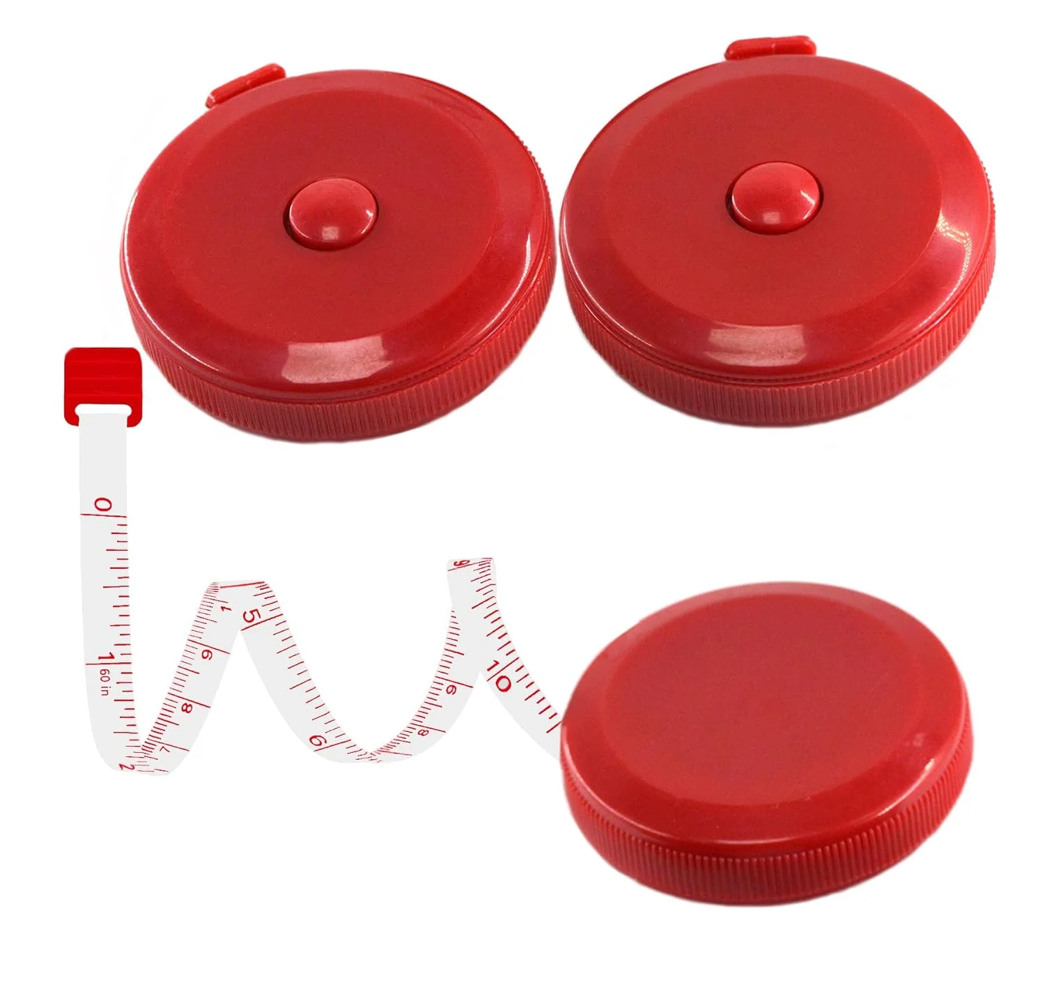 متر نواری جمع شونده، متر خیاطی پارچه ای، 150 سانتی متر/60 اینچ - متر خیاطی کوچک برای صنایع دستی، پرستاری، مسافرت 3 عددی (قرمز) متر نواری جمع شونده، متر خیاطی پارچه ای، 150 سانتی متر/60 اینچ - متر خیاطی کوچک برای صنایع دستی، پرستاری، مسافرت 3 عددی (قرمز)