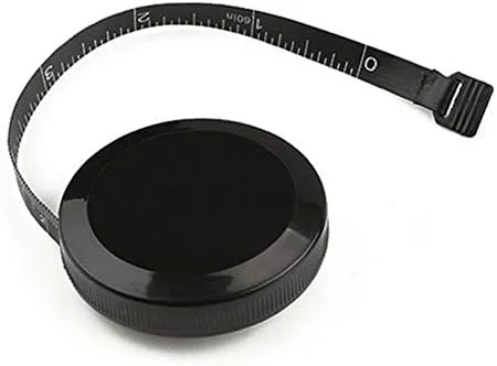 1 عدد متر خیاطی مشکی 1.5 متری/60 اینچی دو طرفه جمع شونده ابزار مینی خودکار خیاطی متر ABS انعطاف پذیر داغ 6JC83 1 عدد متر خیاطی مشکی 1.5 متری/60 اینچی دو طرفه جمع شونده ابزار مینی خودکار خیاطی متر ABS انعطاف پذیر داغ 6JC83