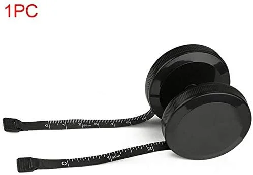 1 عدد متر خیاطی مشکی 1.5 متری/60 اینچی دو طرفه جمع شونده ابزار مینی خودکار خیاطی متر ABS انعطاف پذیر داغ 6JC83 1 عدد متر خیاطی مشکی 1.5 متری/60 اینچی دو طرفه جمع شونده ابزار مینی خودکار خیاطی متر ABS انعطاف پذیر داغ 6JC83