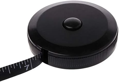 متر خیاطی 1.5 متری / 60 اینچی مشکی دو طرفه جمع شونده ابزار اتوماتیک ABS انعطاف پذیر مینی متر خیاطی 6JC83 متر خیاطی 1.5 متری / 60 اینچی مشکی دو طرفه جمع شونده ابزار اتوماتیک ABS انعطاف پذیر مینی متر خیاطی 6JC83