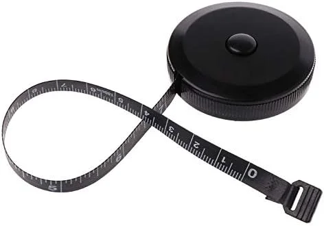 متر خیاطی 1.5 متری / 60 اینچی مشکی دو طرفه جمع شونده ابزار اتوماتیک ABS انعطاف پذیر مینی متر خیاطی 6JC83 متر خیاطی 1.5 متری / 60 اینچی مشکی دو طرفه جمع شونده ابزار اتوماتیک ABS انعطاف پذیر مینی متر خیاطی 6JC83