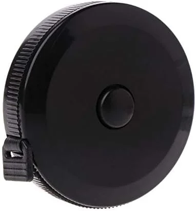 متر خیاطی 1.5 متری / 60 اینچی مشکی دو طرفه جمع شونده خودکار ABS انعطاف پذیر مینی خیاطی 6JC83 متر خیاطی 1.5 متری / 60 اینچی مشکی دو طرفه جمع شونده خودکار ABS انعطاف پذیر مینی خیاطی 6JC83