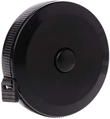 متر خیاطی 1.5 متری / 60 اینچی مشکی دو طرفه جمع شونده ابزار خودکار ABS انعطاف پذیر مینی متر خیاطی 6JC83 متر خیاطی 1.5 متری / 60 اینچی مشکی دو طرفه جمع شونده ابزار خودکار ABS انعطاف پذیر مینی متر خیاطی 6JC83