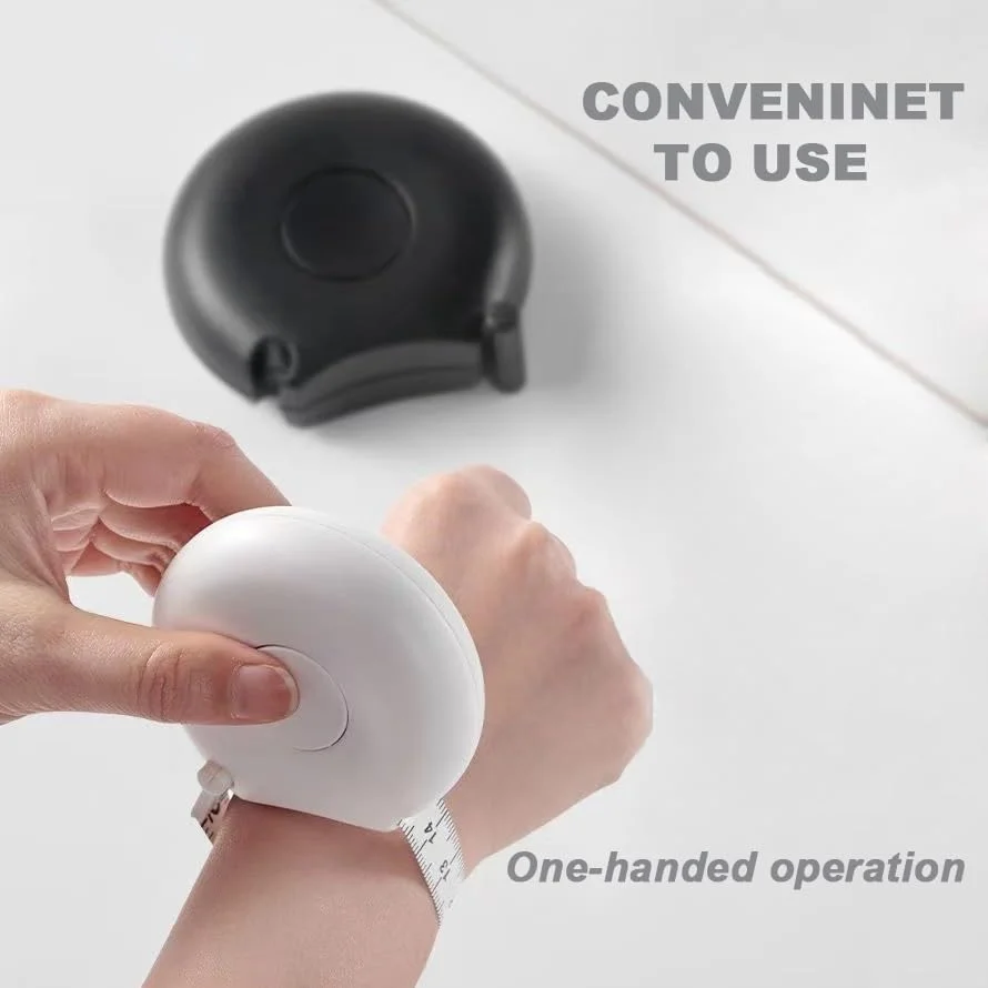 متر نواری بدن 205 سانتیمتری/80 اینچی جمعشونده نرم، متر نواری دو مقیاسی با دکمه قفل برای کاهش وزن، خیاطی، صنایع دستی و اندازهگیریهای پزشکی بدن (مشکی) متر نواری بدن 205 سانتیمتری/80 اینچی جمعشونده نرم، متر نواری دو مقیاسی با دکمه قفل برای کاهش وزن، خیاطی، صنایع دستی و اندازهگیریهای پزشکی بدن (مشکی)