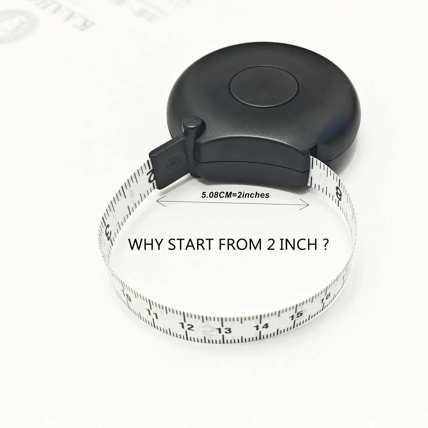 متر نواری بدن 205 سانتیمتری/80 اینچی جمعشونده نرم، متر نواری دو مقیاسی با دکمه قفل برای کاهش وزن، خیاطی، صنایع دستی و اندازهگیریهای پزشکی بدن (مشکی) متر نواری بدن 205 سانتیمتری/80 اینچی جمعشونده نرم، متر نواری دو مقیاسی با دکمه قفل برای کاهش وزن، خیاطی، صنایع دستی و اندازهگیریهای پزشکی بدن (مشکی)