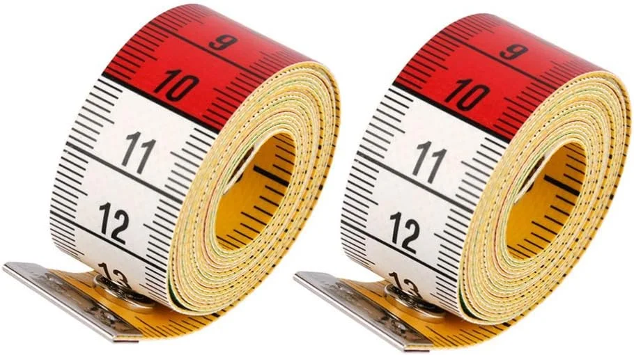 2 عدد متر نواری نرم، قابل حمل، انعطاف پذیر، ابزار اندازه گیری دقیق برای خیاطی و صنایع دستی 2 عدد متر نواری نرم، قابل حمل، انعطاف پذیر، ابزار اندازه گیری دقیق برای خیاطی و صنایع دستی