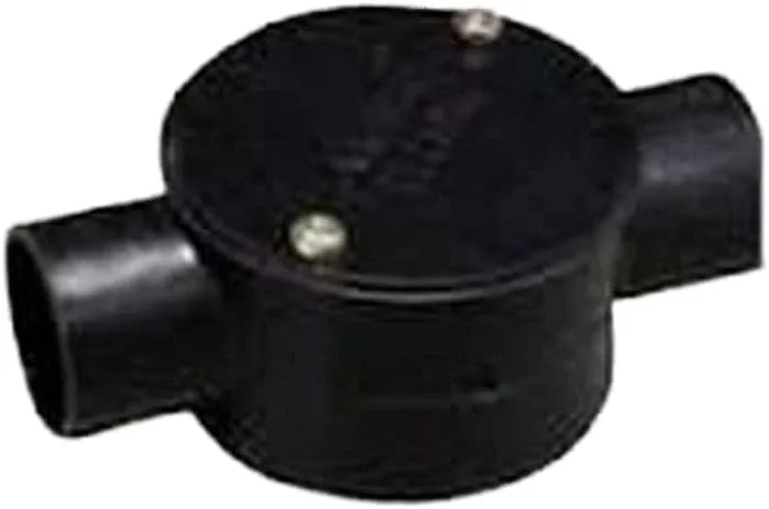 لوله و اتصالات پی وی سی برق برای سیم کشی و کابل کشی داخلی و خارجی بسته 10 عددی 20 میلی متری، اتصال 2 راهه