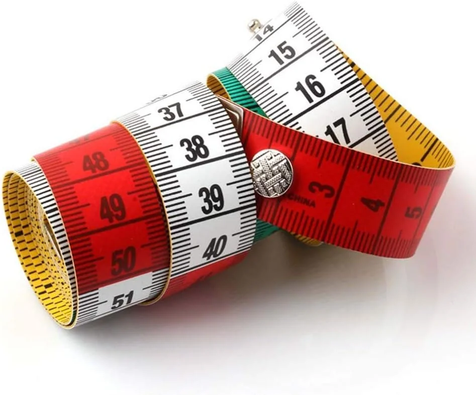 2 عدد متر نواری نرم، قابل حمل، انعطاف پذیر، ابزار اندازه گیری دقیق برای خیاطی و صنایع دستی 2 عدد متر نواری نرم، قابل حمل، انعطاف پذیر، ابزار اندازه گیری دقیق برای خیاطی و صنایع دستی