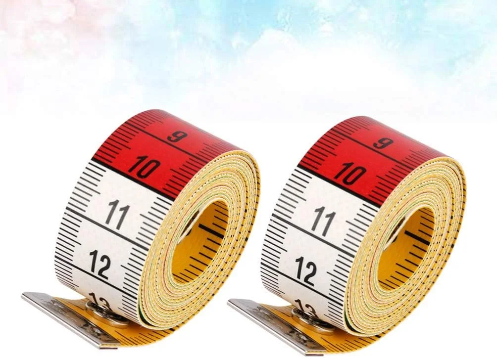 2 عدد متر نواری نرم، قابل حمل، انعطاف پذیر، ابزار اندازه گیری دقیق برای خیاطی و صنایع دستی 2 عدد متر نواری نرم، قابل حمل، انعطاف پذیر، ابزار اندازه گیری دقیق برای خیاطی و صنایع دستی