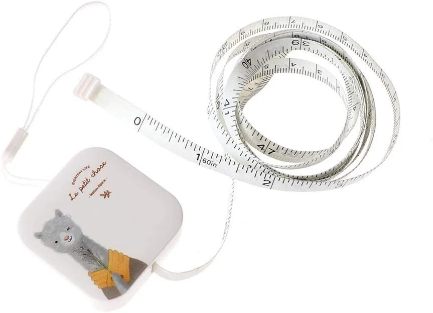 متر نواری 150 سانتیمتری/60 اینچی قابل حمل با روکش پارچهای، مناسب خیاطی، ابزار و لوازم جانبی خیاطی 6JC83 (رنگ: خاکستری) متر نواری 150 سانتیمتری/60 اینچی قابل حمل با روکش پارچهای، مناسب خیاطی، ابزار و لوازم جانبی خیاطی 6JC83 (رنگ: خاکستری)