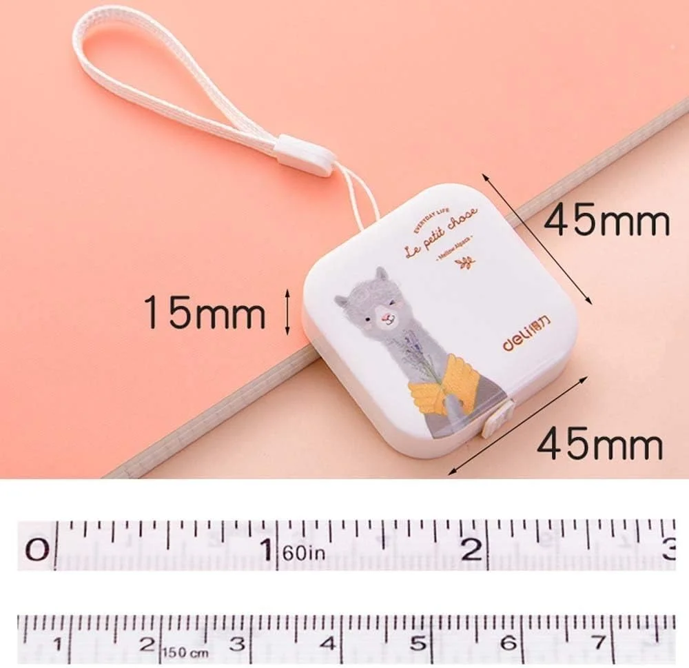 متر نواری 150 سانتیمتری/60 اینچی قابل حمل با روکش پارچهای، مناسب خیاطی، ابزار و لوازم جانبی خیاطی 6JC83 (رنگ: خاکستری) متر نواری 150 سانتیمتری/60 اینچی قابل حمل با روکش پارچهای، مناسب خیاطی، ابزار و لوازم جانبی خیاطی 6JC83 (رنگ: خاکستری)