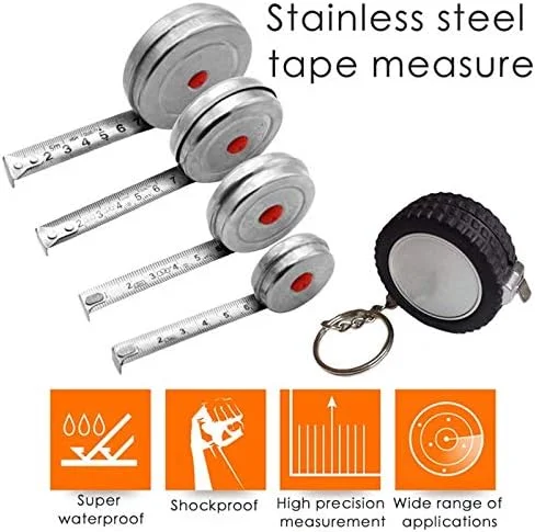 متر نواری نرم جمع شونده با جاکلیدی برای خیاطی، اندازه گیری بدن، مناسب برای مسافرت، کمپینگ، ابزار خیاطی 6JC83 (رنگ: عاجی) متر نواری نرم جمع شونده با جاکلیدی برای خیاطی، اندازه گیری بدن، مناسب برای مسافرت، کمپینگ، ابزار خیاطی 6JC83 (رنگ: عاجی)