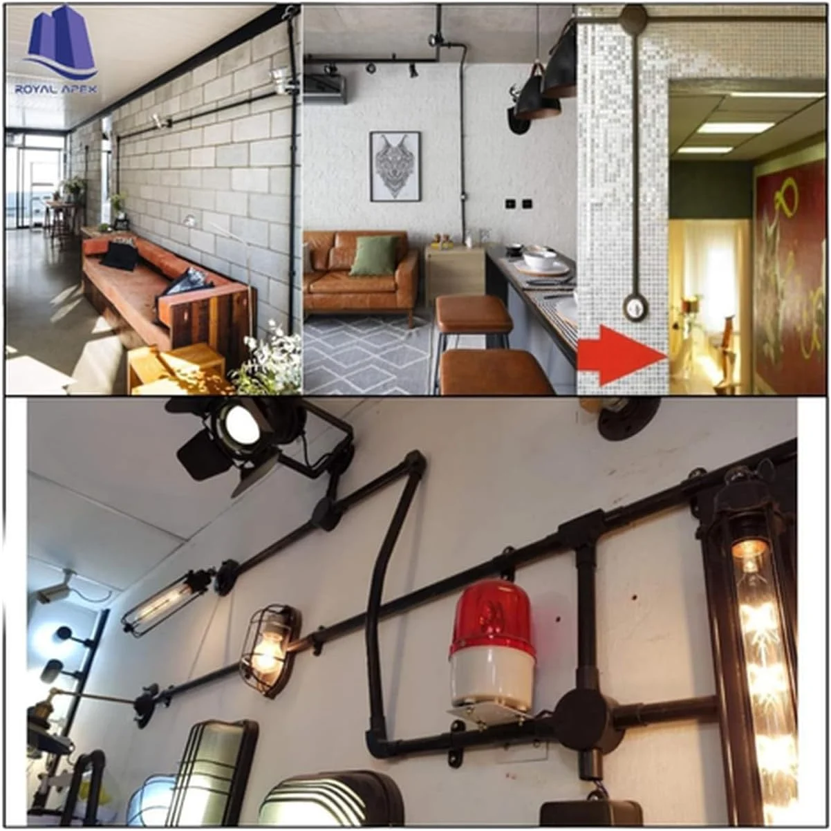 لوله و اتصالات پی وی سی برق برای سیم کشی و کابل کشی داخلی و خارجی، بسته 10 عددی 20 میلی متری، خم بلند لوله و اتصالات پی وی سی برق برای سیم کشی و کابل کشی داخلی و خارجی، بسته 10 عددی 20 میلی متری، خم بلند