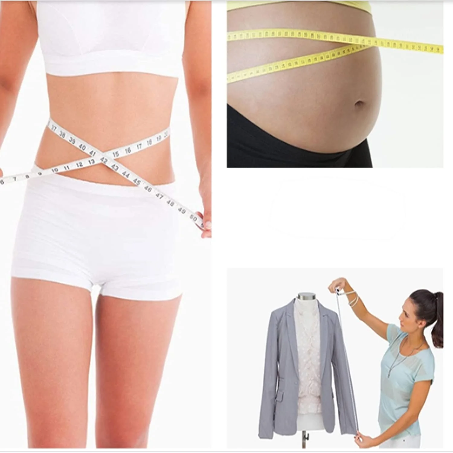 متر خیاطی نرم برای اندازه گیری بدن، متر خیاطی دو رنگ با مقیاس دوگانه، متر خیاطی برای خیاطی، 60 اینچ/ 150 سانتی متر متر خیاطی نرم برای اندازه گیری بدن، متر خیاطی دو رنگ با مقیاس دوگانه، متر خیاطی برای خیاطی، 60 اینچ/ 150 سانتی متر