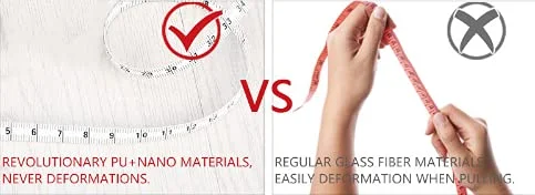 متر خیاطی نرم برای اندازه گیری بدن، متر خیاطی دو رنگ با مقیاس دوگانه، متر خیاطی برای خیاطی، 60 اینچ/ 150 سانتی متر متر خیاطی نرم برای اندازه گیری بدن، متر خیاطی دو رنگ با مقیاس دوگانه، متر خیاطی برای خیاطی، 60 اینچ/ 150 سانتی متر