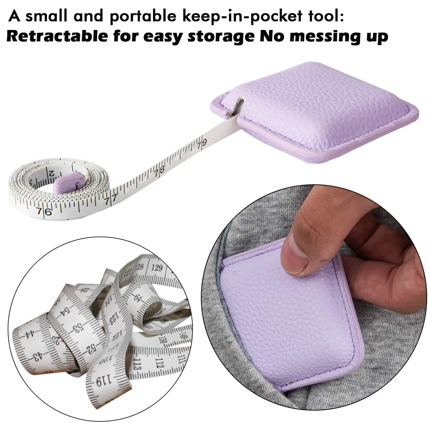 متر نواری برای اندازه گیری بدن، 79 اینچ/2 متر متر نواری جمع شونده برای خیاطی پارچه بدن، اندازه گیری پارچه بافندگی دو طرفه (مربع، 1 بسته) متر نواری برای اندازه گیری بدن، 79 اینچ/2 متر متر نواری جمع شونده برای خیاطی پارچه بدن، اندازه گیری پارچه بافندگی دو طرفه (مربع، 1 بسته)