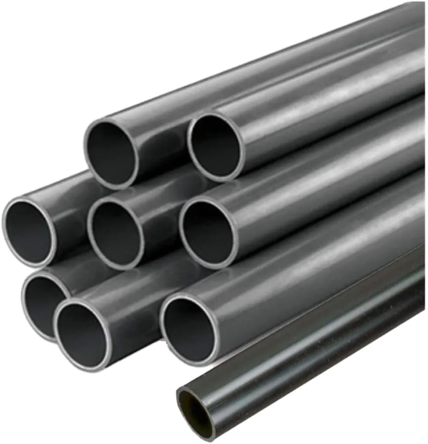 لوله و اتصالات پی وی سی برق برای سیم کشی و کابل کشی داخلی و خارجی، بسته 9 عددی 90 سانتی متر در 25 میلی متر، لوله