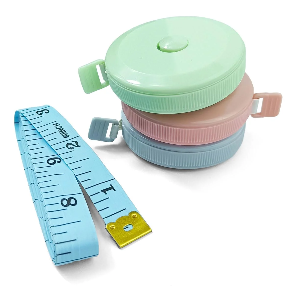 بسته 4 عددی متر خیاطی ابزار اندازه گیری برای پارچه بدن خیاطی پارچه بافندگی اندازه گیری های صنایع دستی خانگی، 60 اینچی (سبز، آبی ماکارون، صورتی) بسته 4 عددی متر خیاطی ابزار اندازه گیری برای پارچه بدن خیاطی پارچه بافندگی اندازه گیری های صنایع دستی خانگی، 60 اینچی (سبز، آبی ماکارون، صورتی)