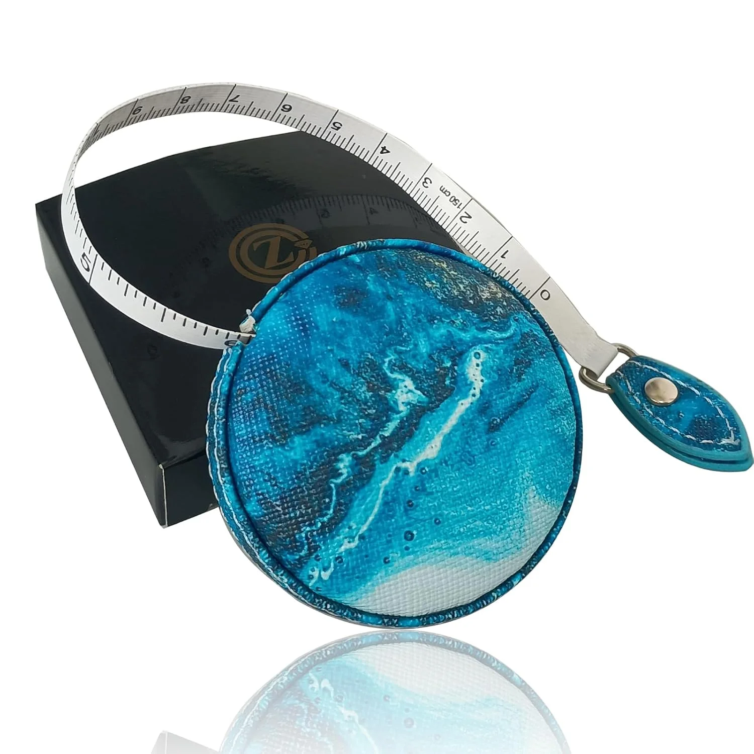 متر خیاطی Z برای اندازه گیری بدن، پارچه، خیاطی، خط کش نرم و انعطاف پذیر جیبی کوچک مینی، نوار اندازه گیری پارچه ای 60 اینچی با روکش چرمی ممتاز و جمع شونده متر خیاطی Z برای اندازه گیری بدن، پارچه، خیاطی، خط کش نرم و انعطاف پذیر جیبی کوچک مینی، نوار اندازه گیری پارچه ای 60 اینچی با روکش چرمی ممتاز و جمع شونده