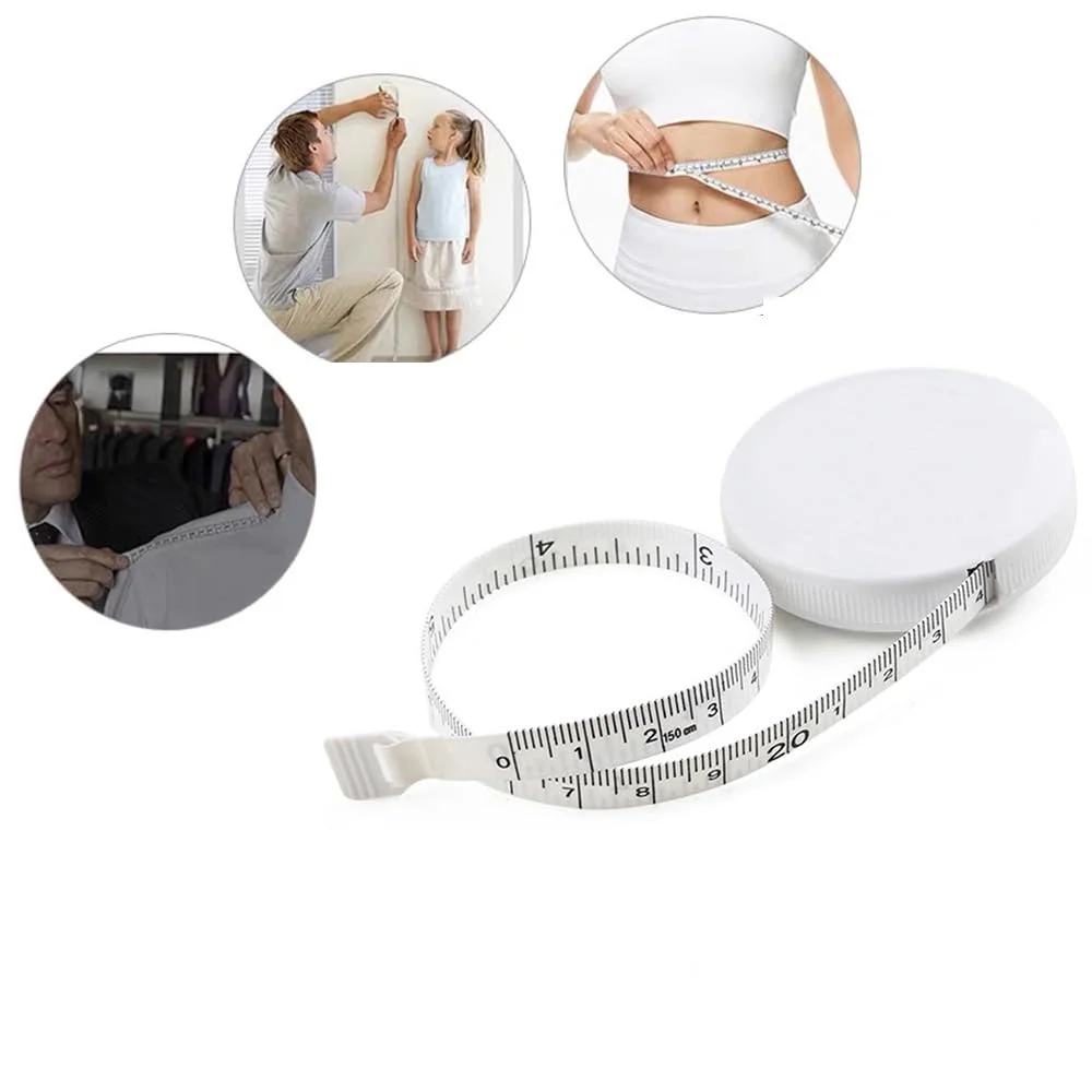 2 عدد متر نواری، متر اندازه گیری برای پارچه بدن، خیاطی، پارچه، بافندگی، وینیل، اندازه گیری صنایع دستی خانگی، 60 اینچی، نرم، جمع شونده، مشکی، خط کش های دو مقیاسی برای کاهش وزن بدن (2) 2 عدد متر نواری، متر اندازه گیری برای پارچه بدن، خیاطی، پارچه، بافندگی، وینیل، اندازه گیری صنایع دستی خانگی، 60 اینچی، نرم، جمع شونده، مشکی، خط کش های دو مقیاسی برای کاهش وزن بدن (2)