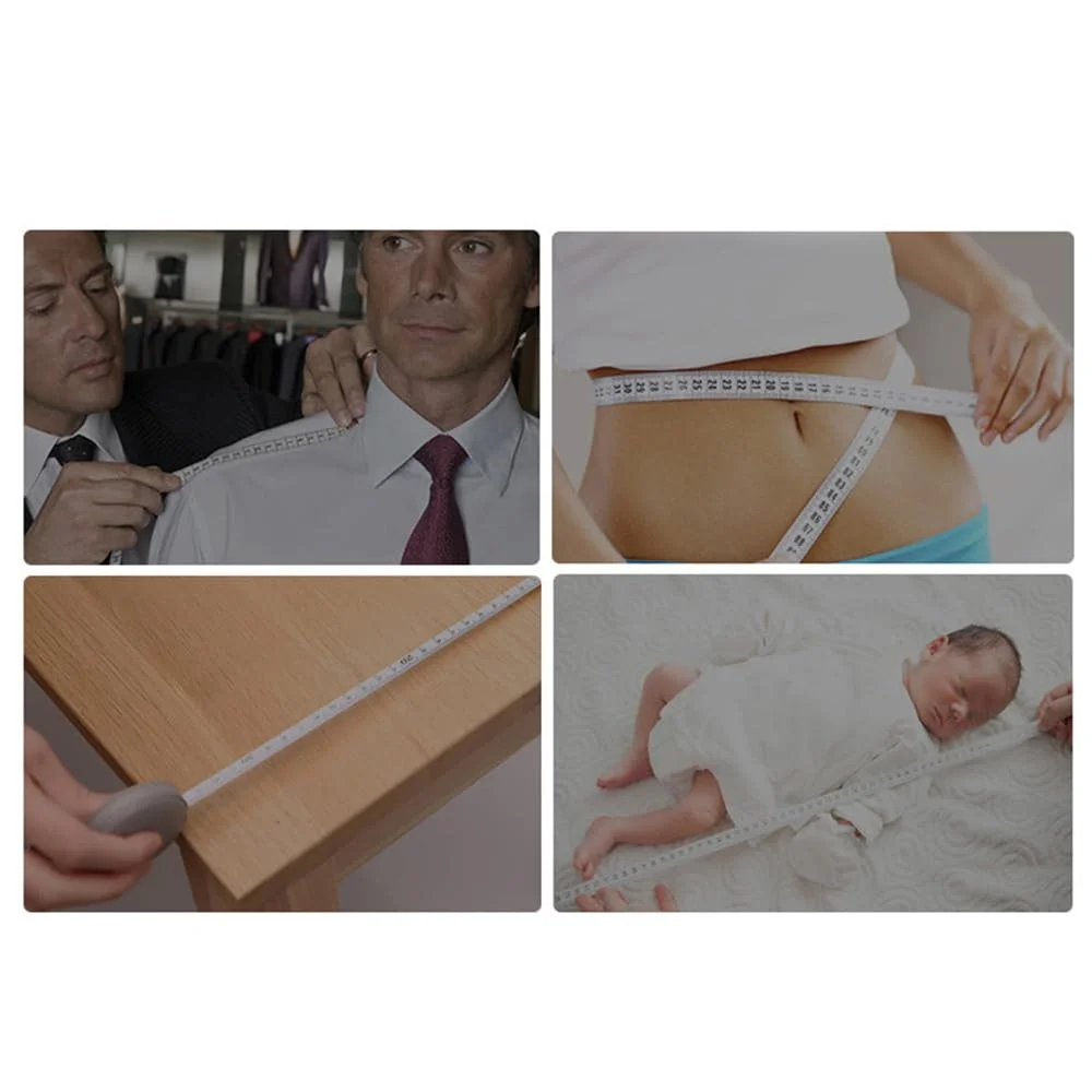 2 عدد متر نواری، متر اندازه گیری برای پارچه بدن، خیاطی، پارچه، بافندگی، وینیل، اندازه گیری صنایع دستی خانگی، 60 اینچی، نرم، جمع شونده، مشکی، خط کش های دو مقیاسی برای کاهش وزن بدن (2) 2 عدد متر نواری، متر اندازه گیری برای پارچه بدن، خیاطی، پارچه، بافندگی، وینیل، اندازه گیری صنایع دستی خانگی، 60 اینچی، نرم، جمع شونده، مشکی، خط کش های دو مقیاسی برای کاهش وزن بدن (2)