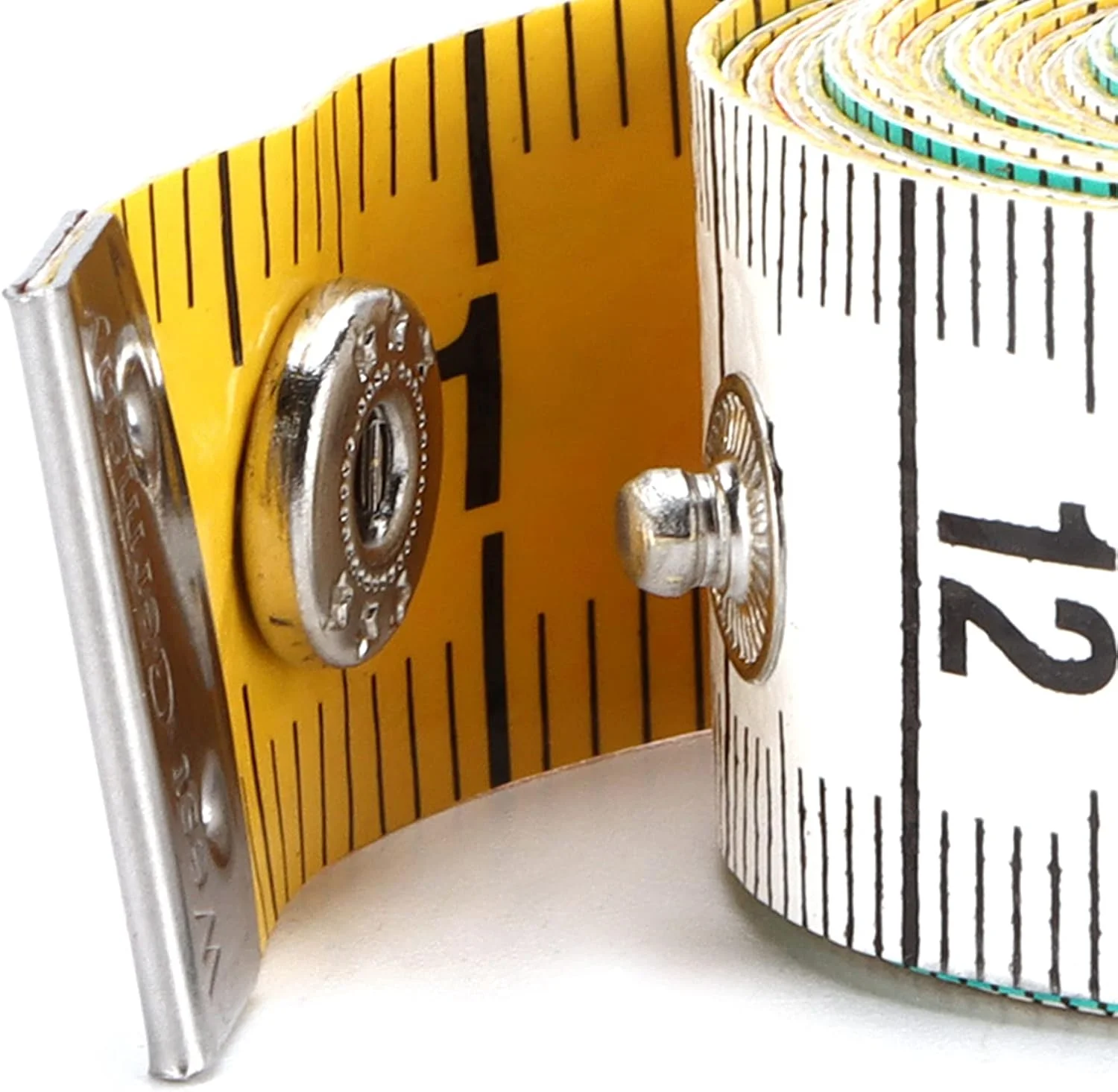 متر خیاطی نرم، خط کش خیاطی انعطاف پذیر، طول 150 سانتی متر، عرض 1.8 سانتی متر، خط کش سگک مخفی دو مقیاسی برای خیاطی پارچه، خیاط و بافندگی متر خیاطی نرم، خط کش خیاطی انعطاف پذیر، طول 150 سانتی متر، عرض 1.8 سانتی متر، خط کش سگک مخفی دو مقیاسی برای خیاطی پارچه، خیاط و بافندگی