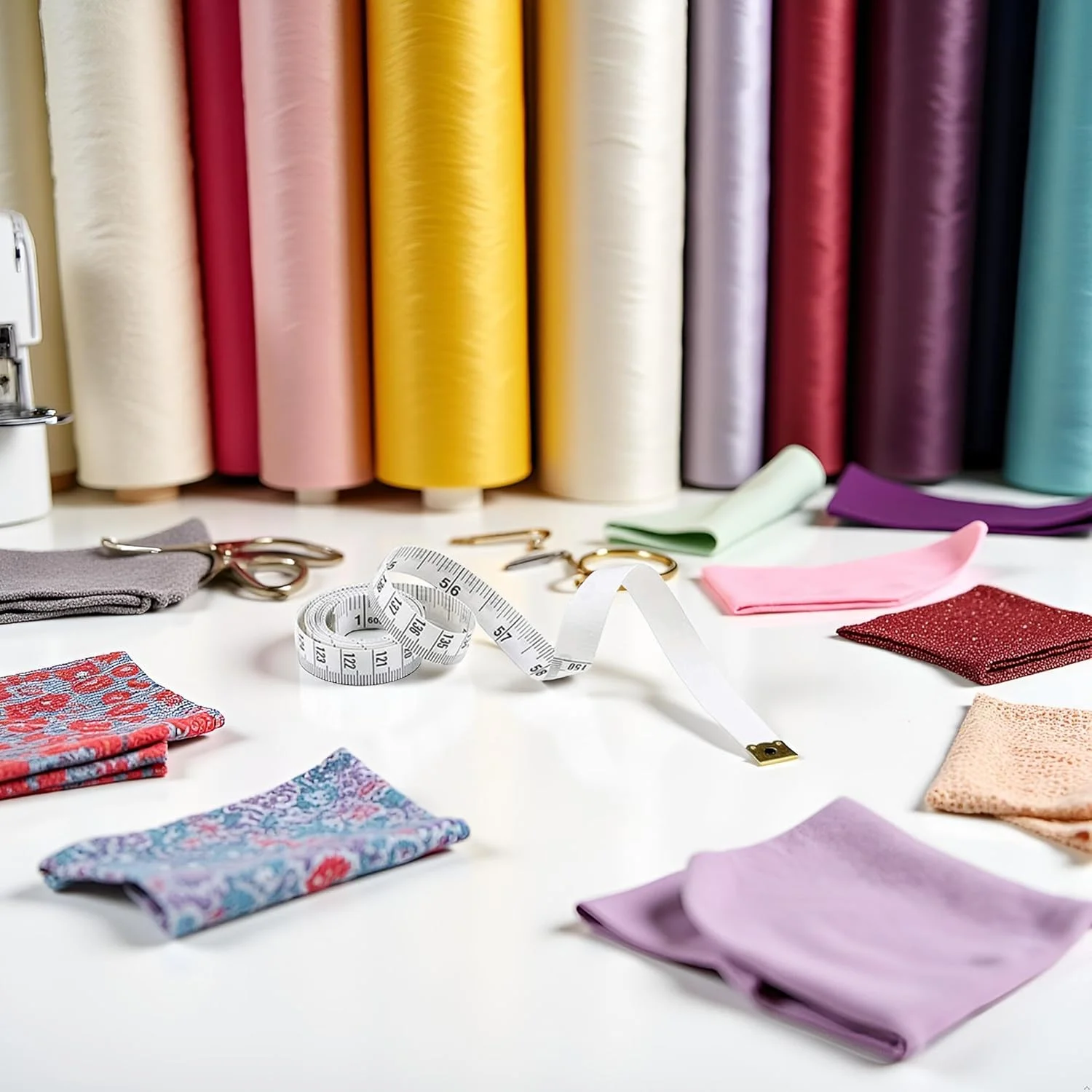 1 عدد متر خیاطی نرم سفید 150 سانتی متری / 60 اینچی دو طرفه، متر جیبی برای خیاطی، اندازه گیری پارچه، دور کمر و بدن، ابزار خیاطی 1 عدد متر خیاطی نرم سفید 150 سانتی متری / 60 اینچی دو طرفه، متر جیبی برای خیاطی، اندازه گیری پارچه، دور کمر و بدن، ابزار خیاطی