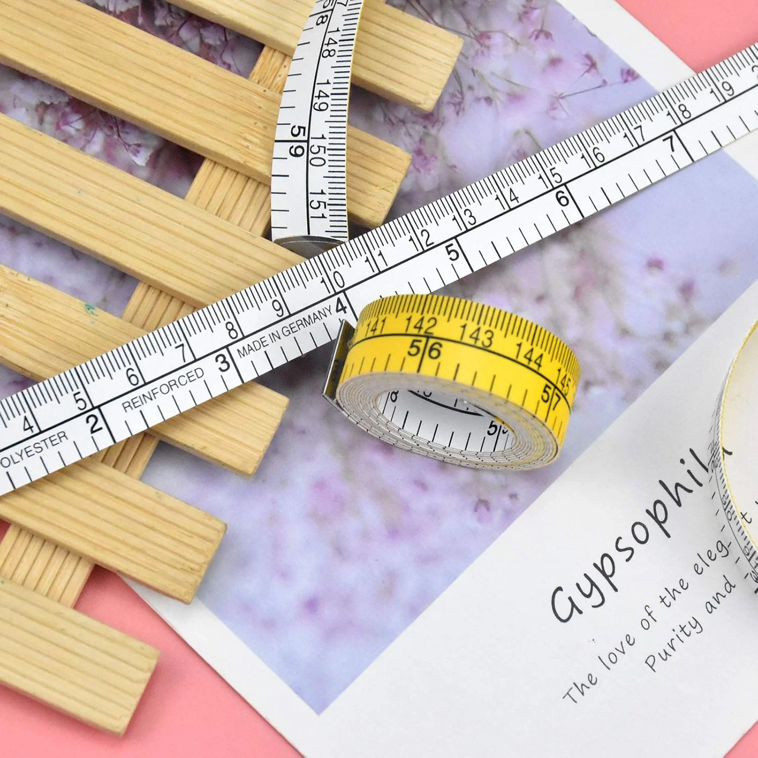 متر خیاطی دو طرفه بدنه، بسته 2 عددی، متر نواری پارچه ای نرم دو طرفه، متر خیاطی با مقیاس دوگانه، خط کش اندازه گیری بدن برای خیاط ها، خط کش اندازه گیری بدن برای کاهش وزن زنان، اندازه گیری دور سینه و کمر، 152 سانتی متر متر خیاطی دو طرفه بدنه، بسته 2 عددی، متر نواری پارچه ای نرم دو طرفه، متر خیاطی با مقیاس دوگانه، خط کش اندازه گیری بدن برای خیاط ها، خط کش اندازه گیری بدن برای کاهش وزن زنان، اندازه گیری دور سینه و کمر، 152 سانتی متر