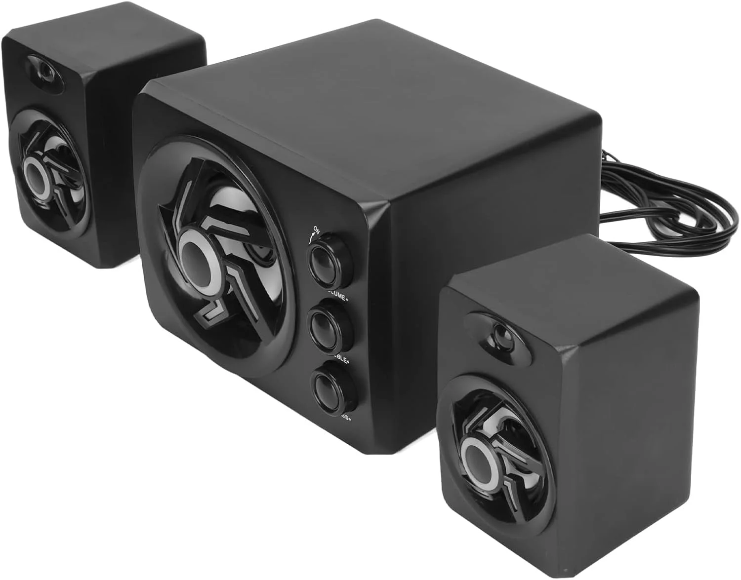 اسپیکر کامپیوتر USB با ساب ووفر، اسپیکر لپ تاپ با نور پس زمینه RGB پویا، اسپیکر سیمی AUX 3.5 میلی متری، اسپیکر ماهواره ای دوتایی 3 واتی، برای رایانه های شخصی، لپ تاپ ها، تلفن همراه، مانیتور، تبلت ها، MP3 (مشکی جدید) اسپیکر کامپیوتر USB با ساب ووفر، اسپیکر لپ تاپ با نور پس زمینه RGB پویا، اسپیکر سیمی AUX 3.5 میلی متری، اسپیکر ماهواره ای دوتایی 3 واتی، برای رایانه های شخصی، لپ تاپ ها، تلفن همراه، مانیتور، تبلت ها، MP3 (مشکی جدید)