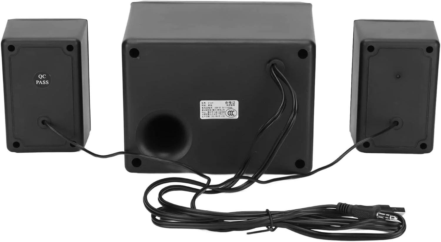 اسپیکر کامپیوتر USB با ساب ووفر، اسپیکر لپ تاپ با نور پس زمینه RGB پویا، اسپیکر سیمی AUX 3.5 میلی متری، اسپیکر ماهواره ای دوتایی 3 واتی، برای رایانه های شخصی، لپ تاپ ها، تلفن همراه، مانیتور، تبلت ها، MP3 (مشکی جدید) اسپیکر کامپیوتر USB با ساب ووفر، اسپیکر لپ تاپ با نور پس زمینه RGB پویا، اسپیکر سیمی AUX 3.5 میلی متری، اسپیکر ماهواره ای دوتایی 3 واتی، برای رایانه های شخصی، لپ تاپ ها، تلفن همراه، مانیتور، تبلت ها، MP3 (مشکی جدید)