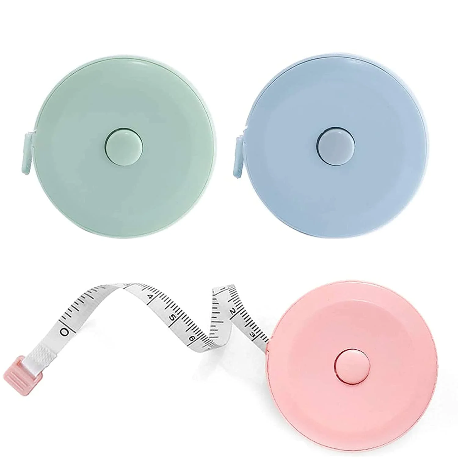 متر خیاطی نرم 150 سانتی متری Maxi بسته 3 عددی، خط کش پارچه ای دو طرفه خیاطی، متر دکمه فشاری، متر نرم جمع شونده برای اندازه گیری بدن، خط کش پارچه ای دو طرفه خیاطی 60 اینچی (چند رنگ) متر خیاطی نرم 150 سانتی متری Maxi بسته 3 عددی، خط کش پارچه ای دو طرفه خیاطی، متر دکمه فشاری، متر نرم جمع شونده برای اندازه گیری بدن، خط کش پارچه ای دو طرفه خیاطی 60 اینچی (چند رنگ)